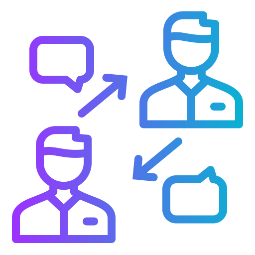 charlando icono gratis