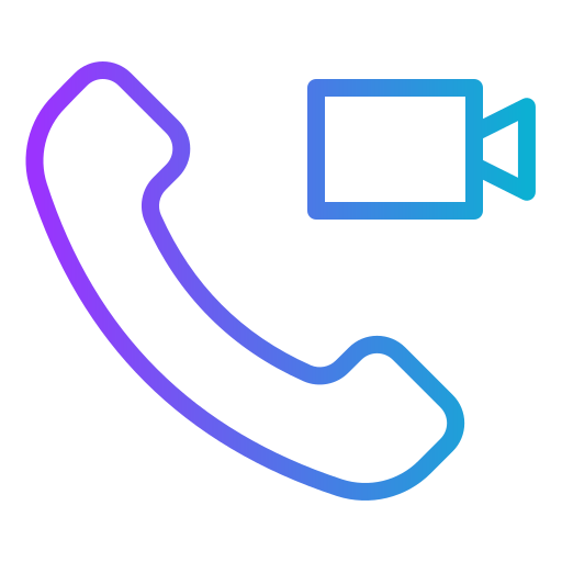 videollamada icono gratis