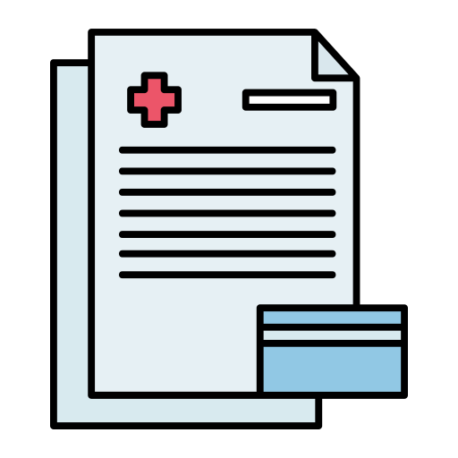 factura medica icono gratis