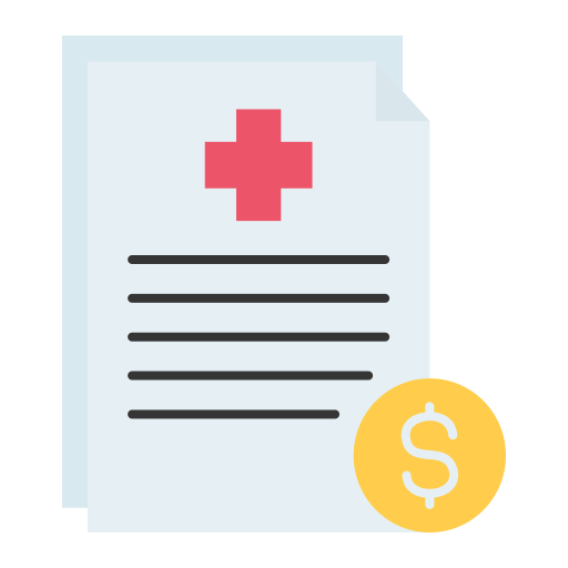 factura medica icono gratis