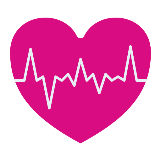 Heart beat Generic color fill icon