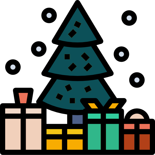 árbol de navidad icono gratis