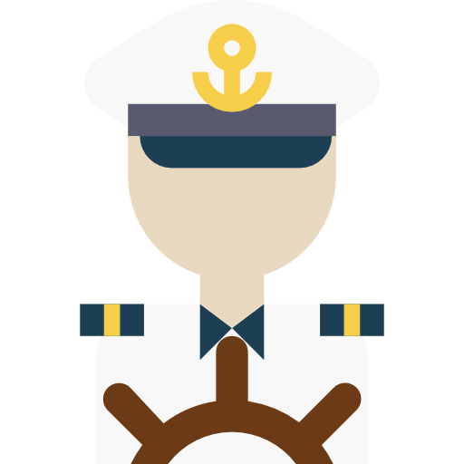 capitaine Icône gratuit