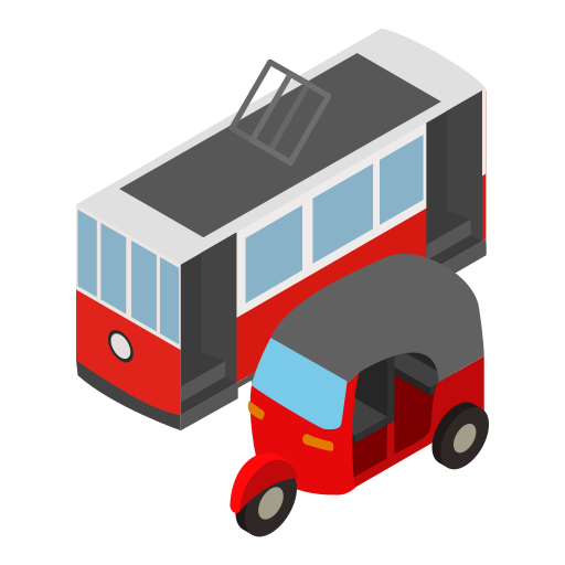 transporte urbano icono gratis