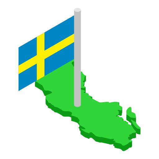 Swedenmap free icon