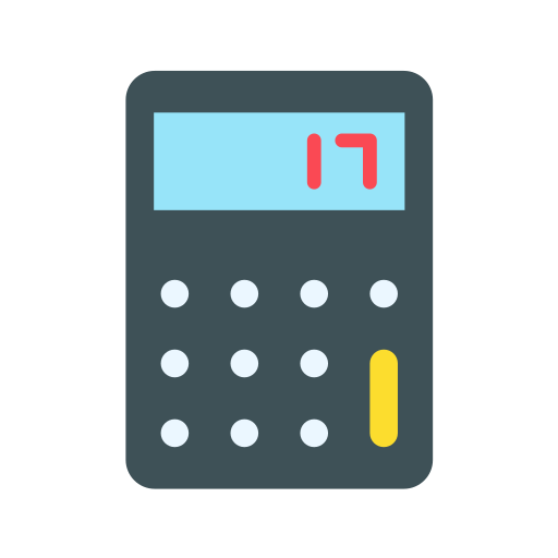 Calculator Generic color fill icon