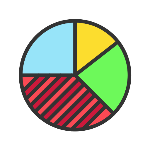 gráfico circular icono gratis