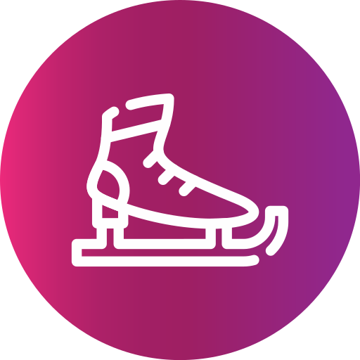 patines de hielo icono gratis