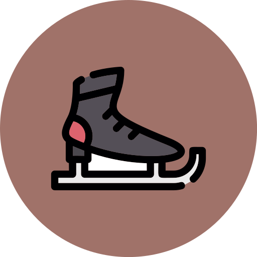 patines de hielo icono gratis