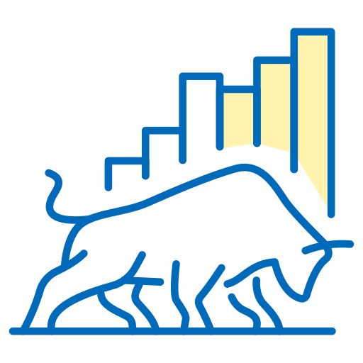 alcista icono gratis