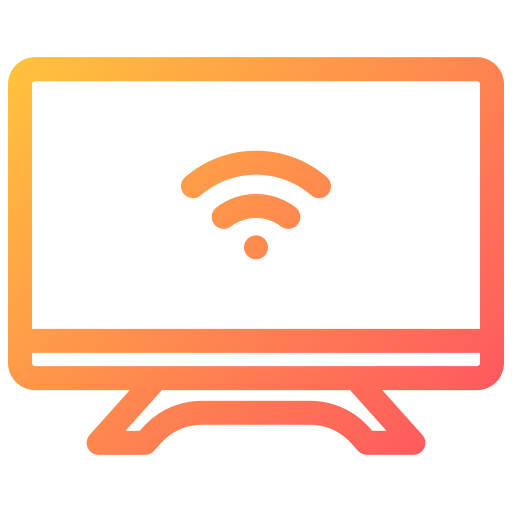 televisión inteligente icono gratis