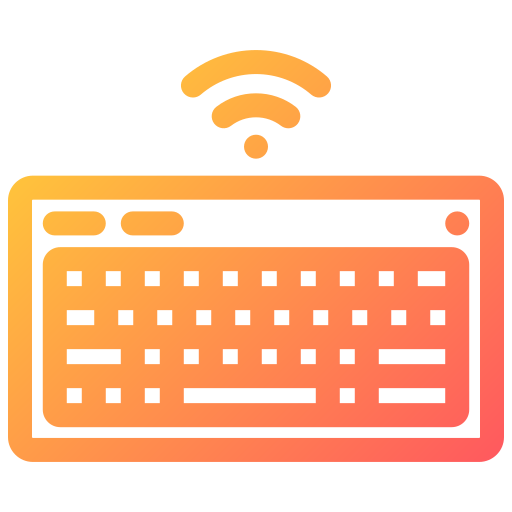teclado inalambrico icono gratis