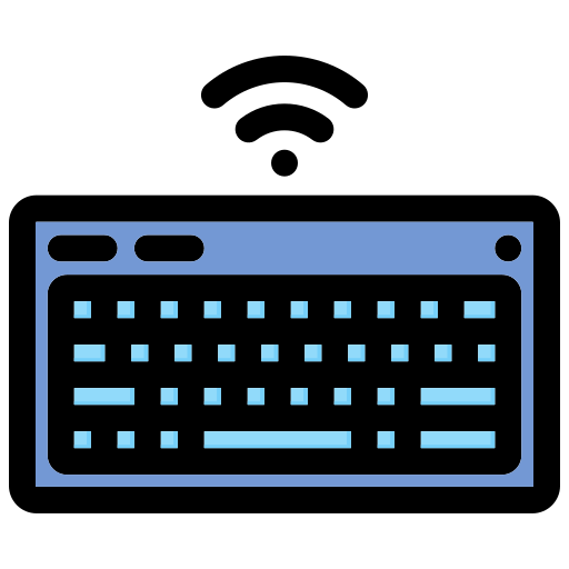 teclado inalambrico icono gratis