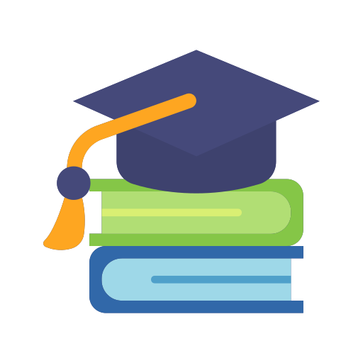 Graduation book - Free education icons