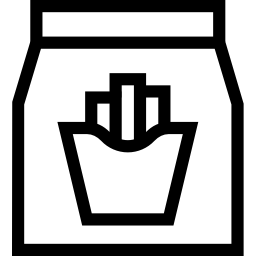 batatas fritas grátis ícone