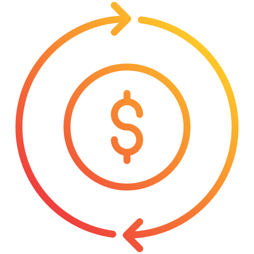 Cash Flow Generic Gradient Outline Icon