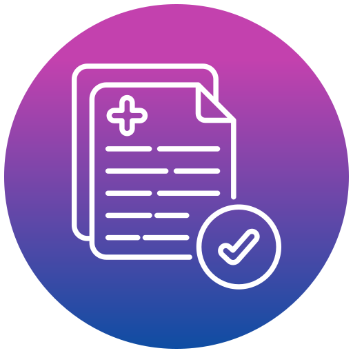 informe médico icono gratis