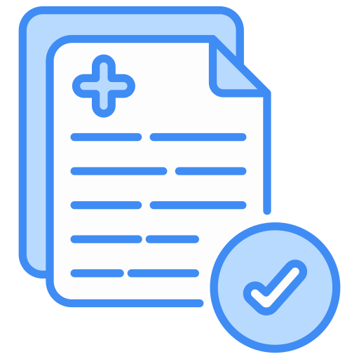 informe médico icono gratis