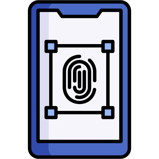 huella dactilar icono gratis