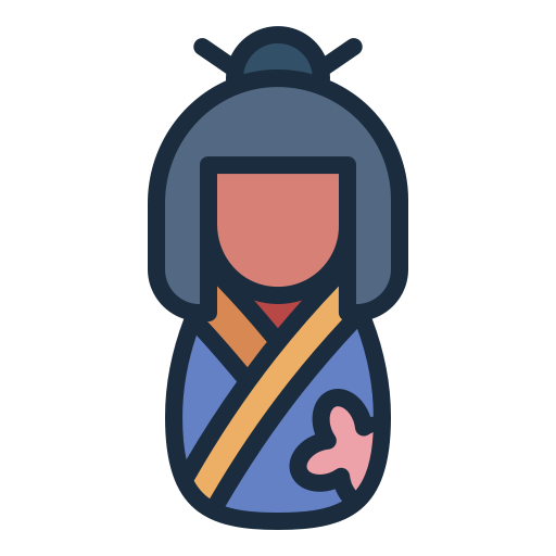 kokeshi icono gratis