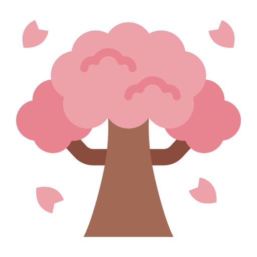 arbol de sakura icono gratis