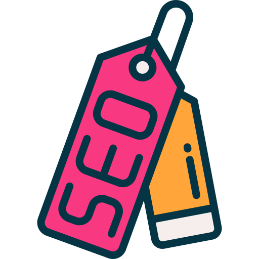 etiqueta seo icono gratis