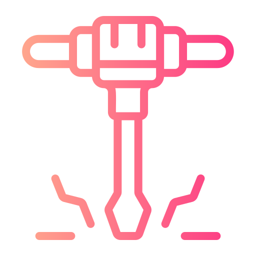 martillo neumático icono gratis