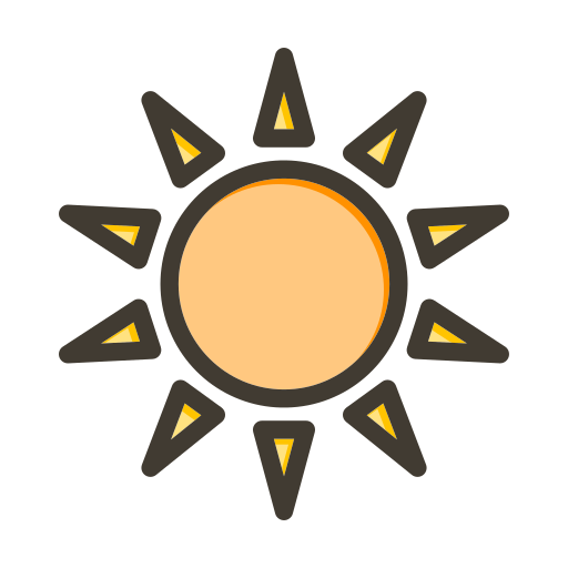 sol grátis ícone