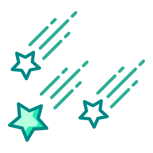 estrella fugaz icono gratis