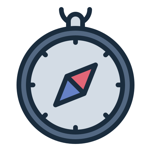 brújula icono gratis