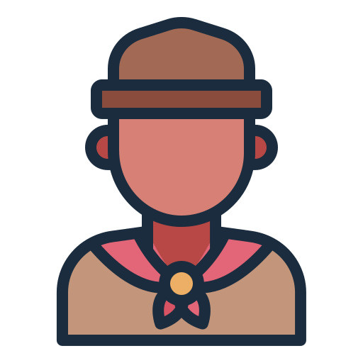 boy scout icono gratis