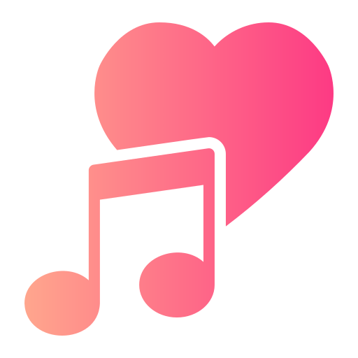 Love song Generic gradient fill icon