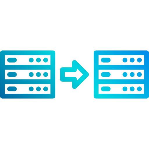 transferencia de datos icono gratis