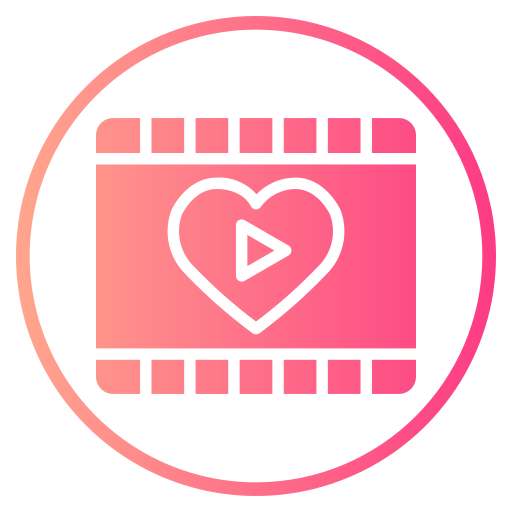 pelicula de romance icono gratis