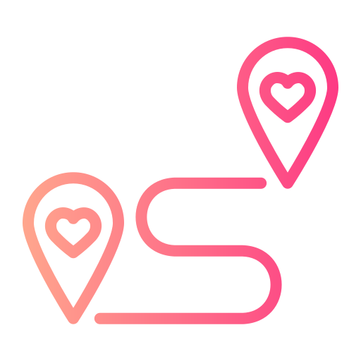 distancia icono gratis