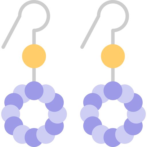 des boucles d'oreilles Icône gratuit