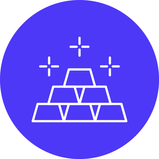 Золотые слитки бесплатно иконка