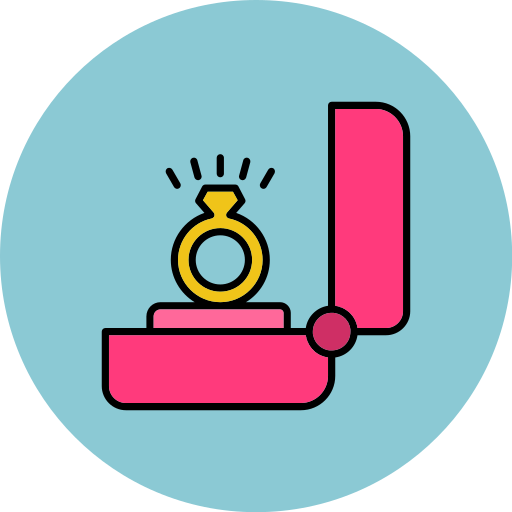 약혼 반지 무료 아이콘