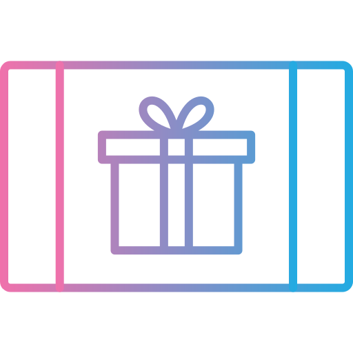 Gift card free icon