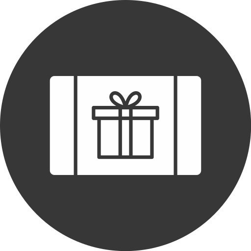 tarjeta de regalo icono gratis