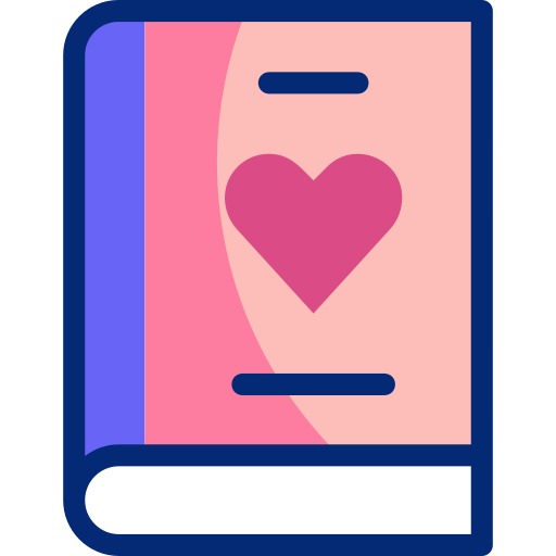 libro de amor icono gratis