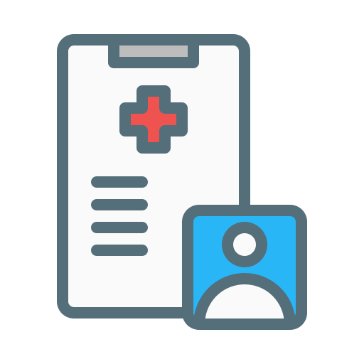 historial médico icono gratis