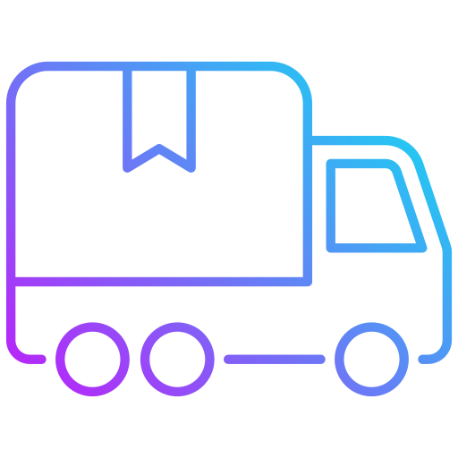 camión de reparto icono gratis
