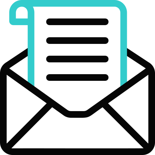 Mail Basic Accent Outline icon