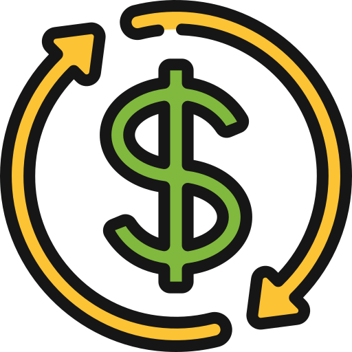 Денежный поток бесплатно иконка