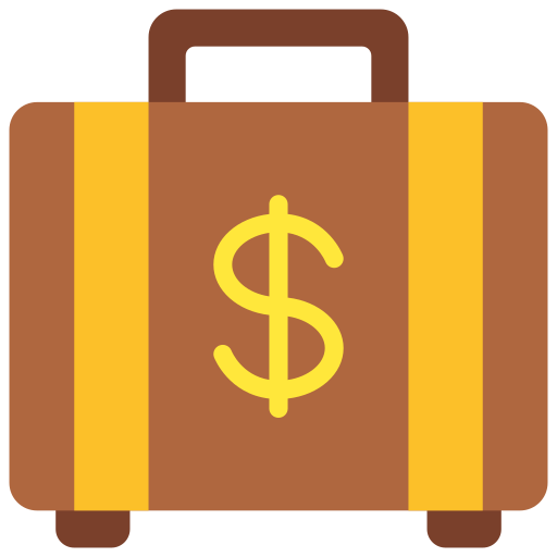 maletín icono gratis