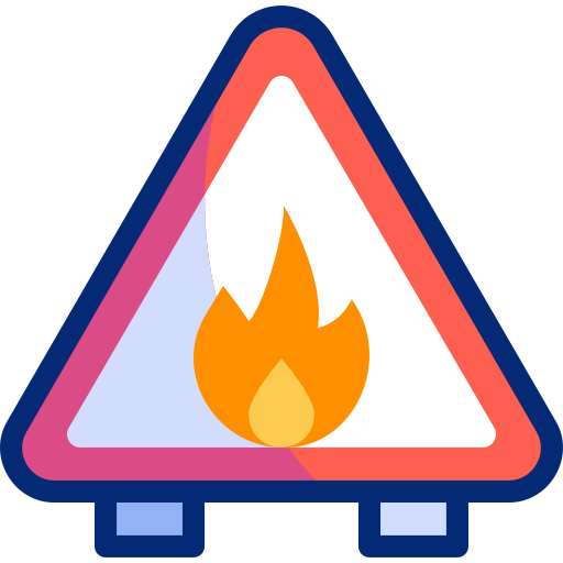 signo de fuego icono gratis