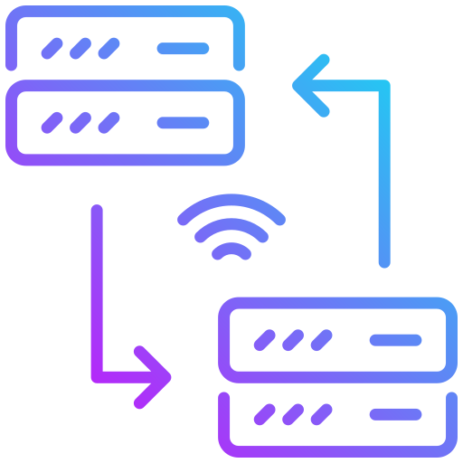 transferencia de datos icono gratis