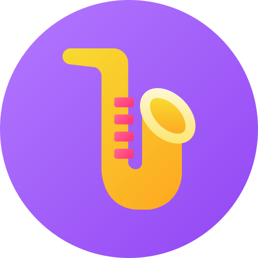 saxofón icono gratis