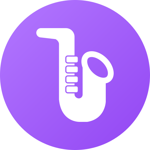 saxofón icono gratis